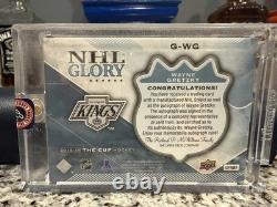 2015-16 Upper Deck The Cup NHL Glory G-WG 3/10 Wayne Gretzky Auto Shield Kings