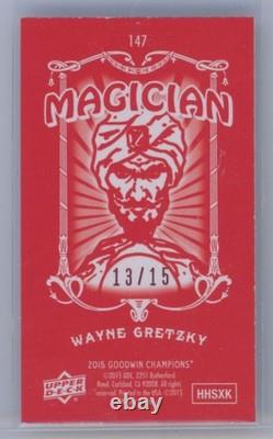 2015-16 Upper Deck goodwin champion Magician mini 13/15 Wayne Gretzky Edmonton