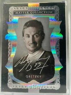 2015 Upper Deck All Time Greats Master Collection Wayne Gretzky Signed Card /20