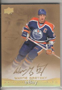 2015 Upper Deck Employee Exclusive Gold Autograph Wayne Gretzky Very Rare