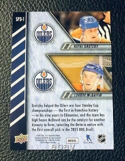 2015 Upper Deck Toronto Fall Expo Series 1 Sp Wayne Gretzky/connor Mcdavid Sp3-1