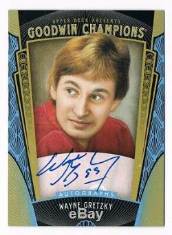 2015 Upper Deck UD Goodwin Champions Autograph Auto #A-WG Wayne Gretzky