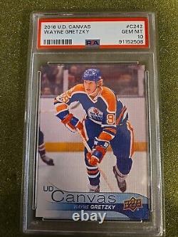 2016-17 O Pee Chee Retired Stars Wayne Gretzky C242 PSA 10 GemMint POP 30