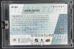 2016-17 Upper Deck Trilogy Wayne Gretzky Signature Pucks Autograph Auto /17