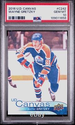2016-17 Upper Deck Wayne Gretzky UD Canvas #C242 PSA 10 GEM MINT