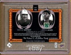 2016 Upper Deck All-Time Greats Masterful Pairings GRETZKY / JAMES Auto /15