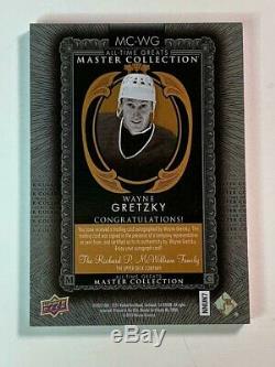 2016 Upper Deck Master Collection Wayne Gretzky Ice Hockey Card Auto Copper #/20