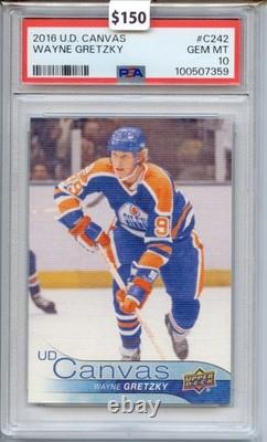 2016 Upper Deck Wayne Gretzky UD Canvas #C242 PSA 10 GEM MT