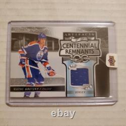2017-18 UD Upper Deck Artifacts Wayne Gretzky Centennial Remnants Jersey Oilers