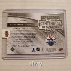 2017-18 UD Upper Deck Artifacts Wayne Gretzky Centennial Remnants Jersey Oilers