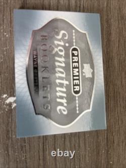 2017-18 Upper Deck Premier Signature Booklet Wayne Gretzky Kings