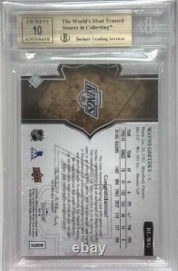 2017-18 Upper Deck Splendor Wayne Gretzky Game Used Patch Auto Gold # BGS 9.5/10