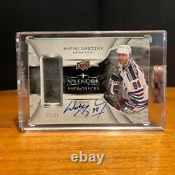 2017-18 Upper Deck Splendor Wayne Gretzky Showpieces Stick Patch Auto /27