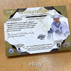 2017-18 Upper Deck Ultimate Collection Legacy Wayne Gretzky Auto