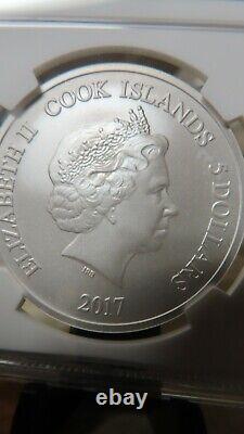 2017 Cook Islands Wayne Gretzky / Upper Deck. 9999 coin NGC SP Specimen 70 POP 5