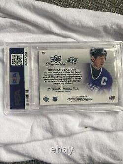 2017 Upper Deck Diamond Club Wayne Gretzky Auto 15/30! Auto 10 Grade! HOF