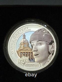 2017 Upper Deck Grandeur Wayne Gretzky 1oz Silver Coin 3983/5000 NICE