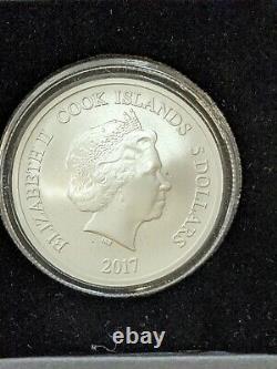 2017 Upper Deck Grandeur Wayne Gretzky 1oz Silver Coin 3983/5000 NICE
