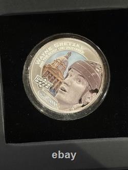 2017 Upper Deck Grandeur Wayne Gretzky Coin /5000 1oz Troy Silver with Box
