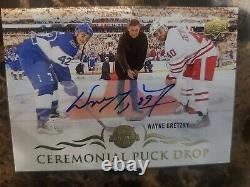 2018-19 Upper Deck Ceremonial Puck Drop WAYNE GRETZKY Auto SSP 1- 64,000 Packs