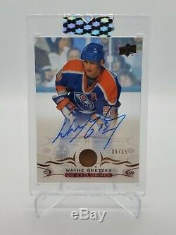 2018/19 Upper Deck Clear Cut Wayne Gretzky Auto /35 Exclusives + FREE Shipping