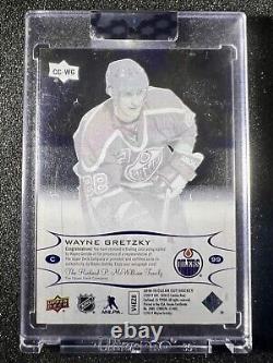 2018-19 Upper Deck Clear Cut (first release) WAYNE GRETZKY HIGH GLOSS 10/10 auto
