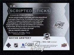 2018-19 Upper Deck The Cup Scripted Sticks /15 Wayne Gretzky #SS-WG Auto HOF