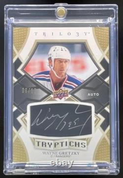 2018-19 Upper Deck Trilogy Tryptichs #TNYR1 Wayne Gretzky Autograph Auto /10