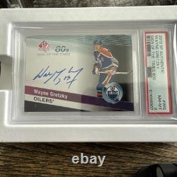 2018 SP Authentic Wayne Gretzky Sign Of The Times 80's PSA Nm-Mt Auto