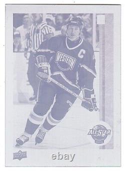 2018 Upper Deck NHL All-Star Game Wayne Gretzky Printing Plate #1/1