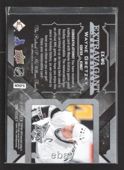 2018 Upper Deck SPx Extravagant Materials Wayne Gretzky #EX-WG Jersey Patch