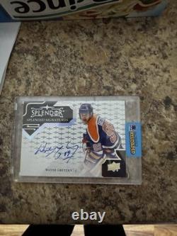 2018 Upper Deck Splendor Wayne Gretzky Auto /15