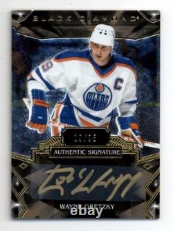 2019-20 Black Diamond Pure Black #BDB-WG Wayne Gretzky Autograph 19/25 Error