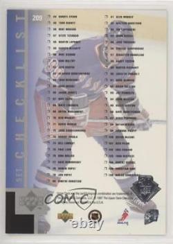 2019-20 Upper Deck 1996-97 Buybacks 1/1 Wayne Gretzky Checklist #209 HOF 04f2