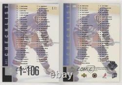 2019-20 Upper Deck 1996-97 Buybacks 1/1 Wayne Gretzky Checklist #209 HOF 04f2