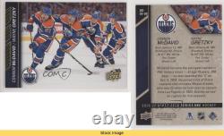 2019-20 Upper Deck 30 Years of Achievement Wayne Gretzky Connor McDavid HOF
