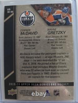 2019-20 Upper Deck 30 Years of Achievement Wayne Gretzky Connor McDavid HOF