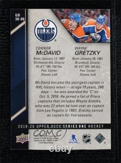 2019-20 Upper Deck 30 Years of Achievement Wayne Gretzky Connor McDavid HOF 05zb