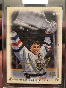 2019-20 Upper Deck Buybacks Wayne Gretzky Auto /2 Gold Sick! Ssp