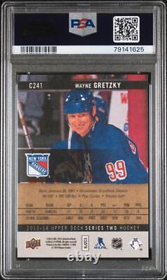2019-20 Upper Deck Canvas C239 C241 Wayne Gretzky Psa 9 Mint