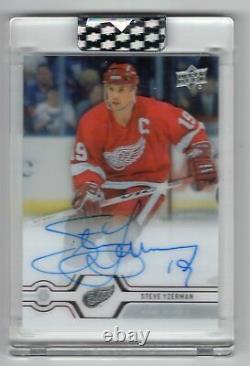 2019-20 Upper Deck Clear Cut Redemption Autograph Auto Steve Yzerman Rare Wings