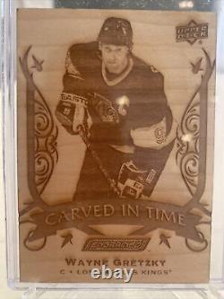 2019-20 Upper Deck Engrained Carved In Time Wayne Gretzky #CT-25
