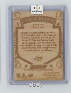 2019-20 Upper Deck Engrained Carved In Time Wayne Gretzky #CT-25 Los Angeles