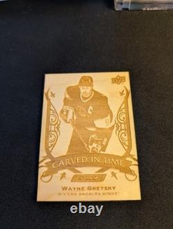 2019-20 Upper Deck Engrained Carved in Time Wayne Gretzky #CT-25