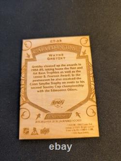 2019-20 Upper Deck Engrained Carved in Time Wayne Gretzky #CT-25