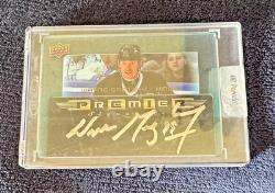 2019-20 Upper Deck Premier Retro Plexi #03P-WG Wayne Gretzky Autographed Rare