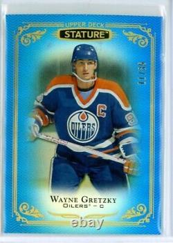 2019-20 Upper Deck Stature Blue #99 Wayne Gretzky /35 Edmonton Oilers (2037)