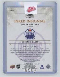 2019-20 Upper Deck The Cup Inked Insignias Wayne Gretzky Auto 06/25