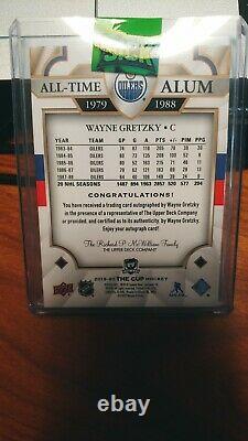 2019-20 Upper Deck The Cup WAYNE GRETZKY All-Time Alum Auto # /25 OILERS