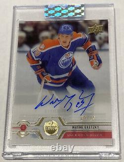 2019-20 Wayne Gretzky Upper Deck Clear Cut Ud Exclusives On Card Auto 02/15